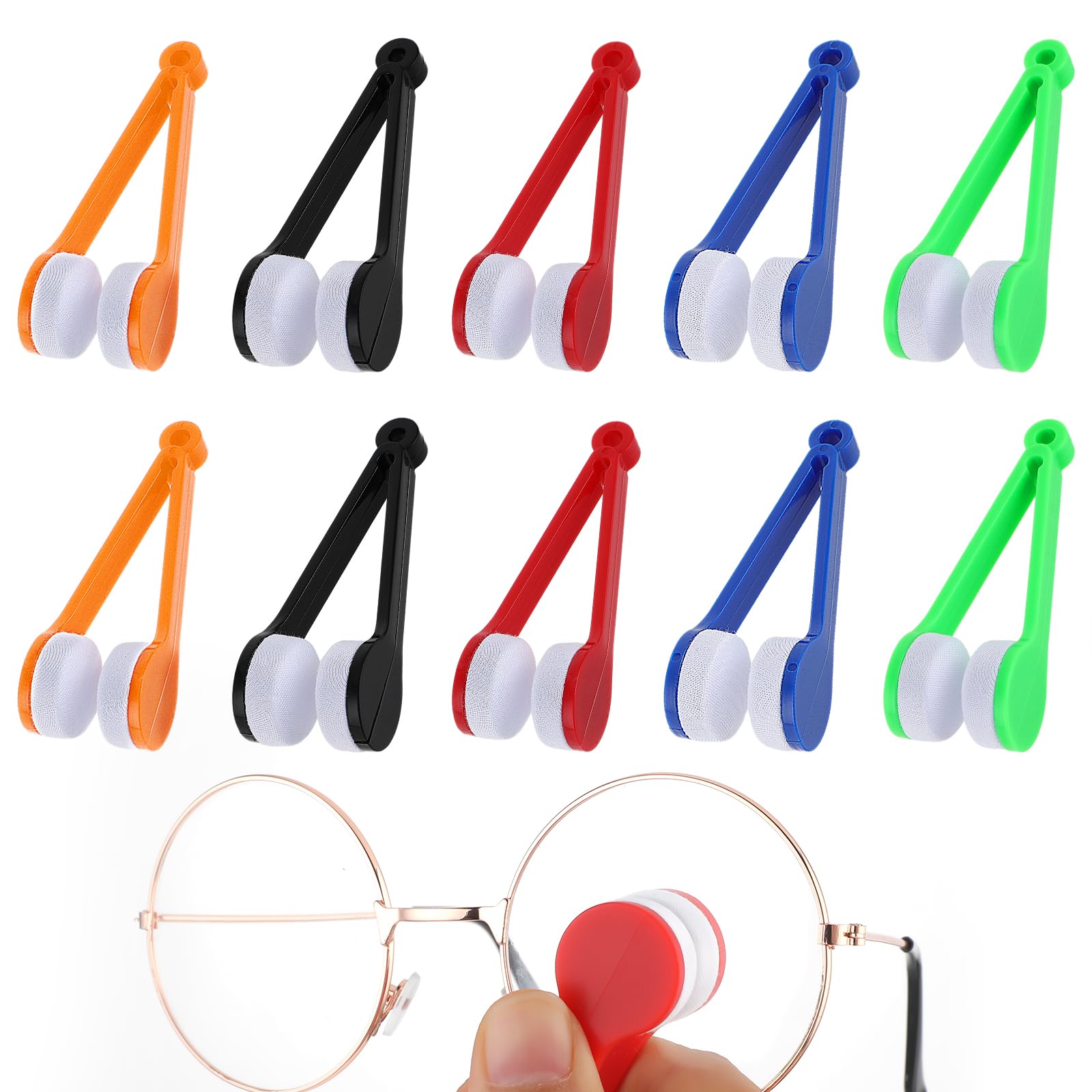 Eyewear Cleaning Cloth Microfiber Kit - 1/3/5 個ポータブルメガネクリーニングブラシ眼鏡クリーナーメガネクリーナーこする眼鏡クリーニングブラシ拭きツールキット