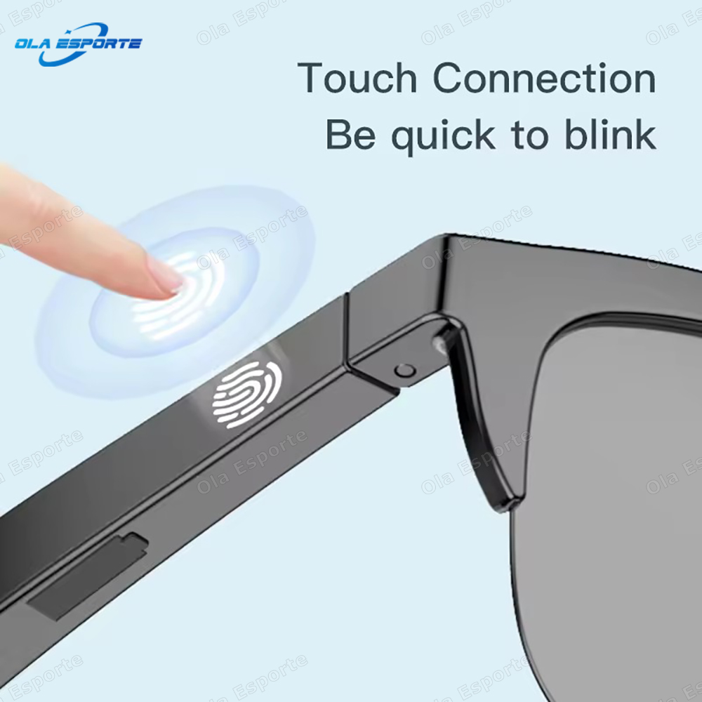 Bone Conduction Sunglasses Sports - タッチベースのインテリジェント Bluetooth メガネ、骨伝導付き、アウトドア スポーツ通話用サングラス ビジネス ワイヤレス