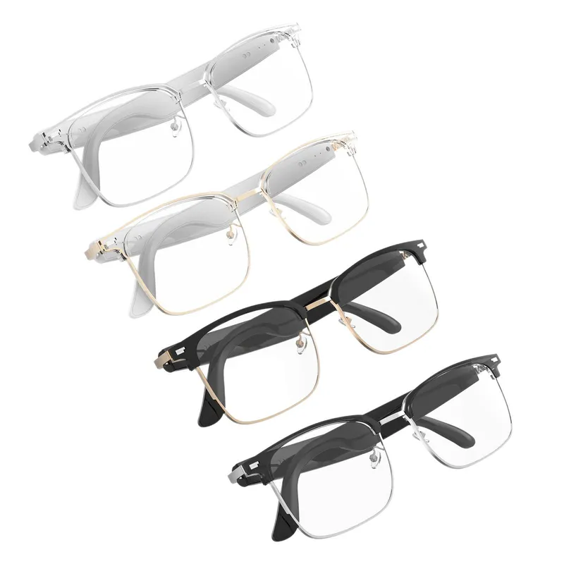 Blue Light Blocking Smart Audio Glasses - スマートBluetoothオーディオグラス 男女兼用 ワイヤレス音楽通話 ブルーライトカット 調光サングラス