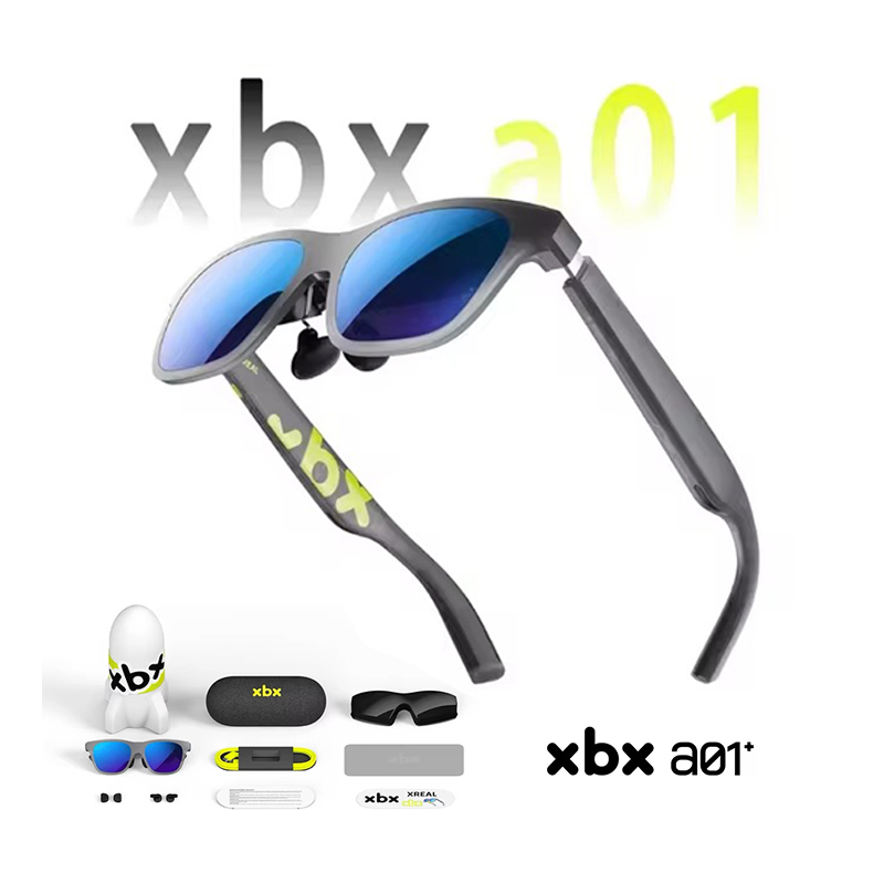 Ar Smart Glasses Display Micro Oled - XREAL XBX A01+ スマートARグラス、HDR10対応、147インチの巨大スクリーン、超軽量（62g）、1600ニッツのHDRマイクロOLEDディスプレイ。