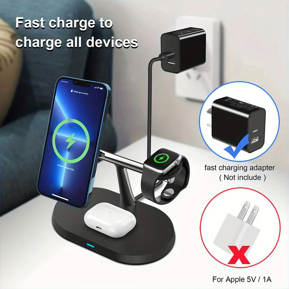 3 in 1 マグネット式ワイヤレス充電スタンド（MacSa - Smart Glasses Magnetic Charging Cable のレビューと価格