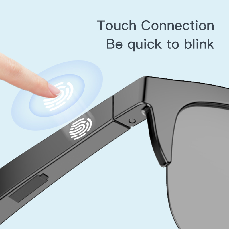 骨伝導機能付きタッチベースのインテリジェント Bluetoo - Bone Conduction Sunglasses Sports のレビューと価格