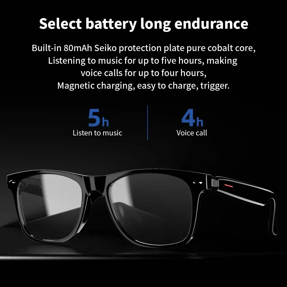 VIKEFON E13 スマートグラス。ブルーライトカット機 - Smart Audio Glasses Bluetooth Polarized のレビューと価格