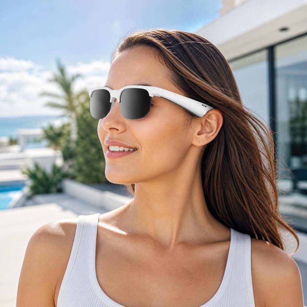 ワイヤレスイヤホン スマートグラス オープンイヤーデザイン  - Smart Audio Glasses Touch Control のレビューと価格
