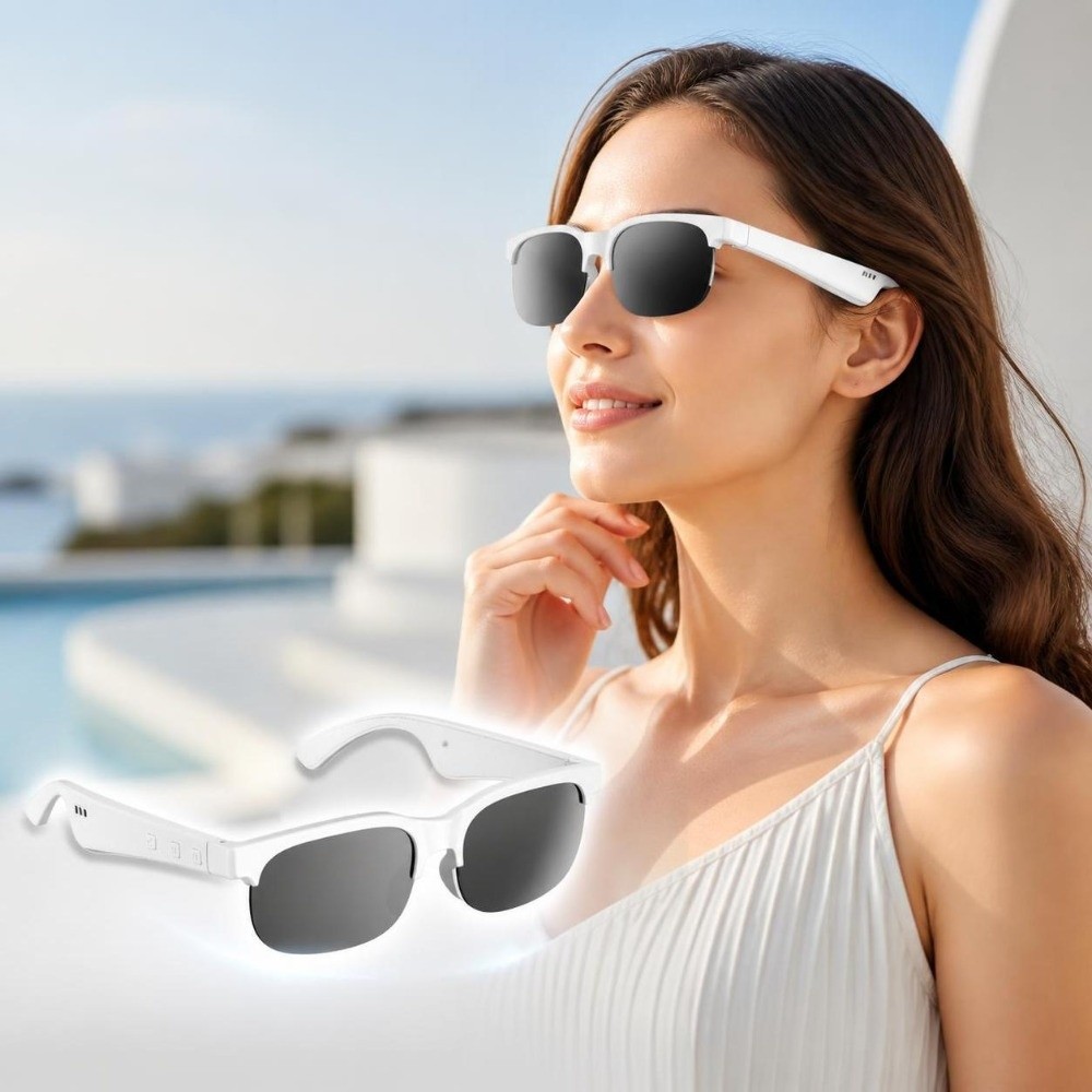 ワイヤレスイヤホン スマートグラス オープンイヤーデザイン  - Smart Audio Glasses Touch Control のレビューと価格
