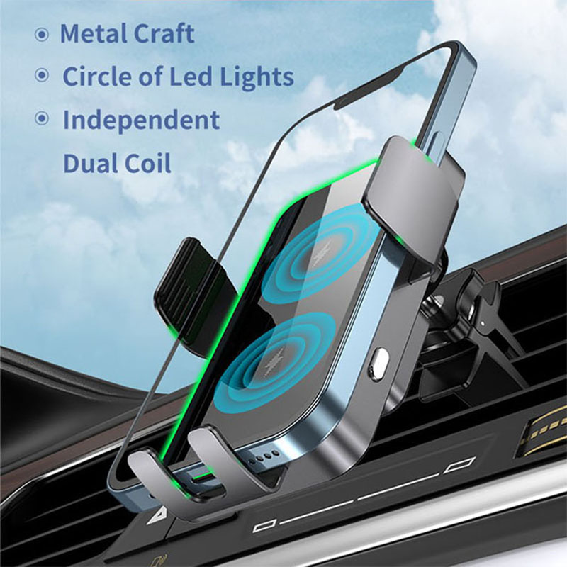 Qi2 ワイヤレス充電器 車載ホルダー エアコン吹き出し口取 - Smart Glasses Magnetic Charging Cable のレビューと価格