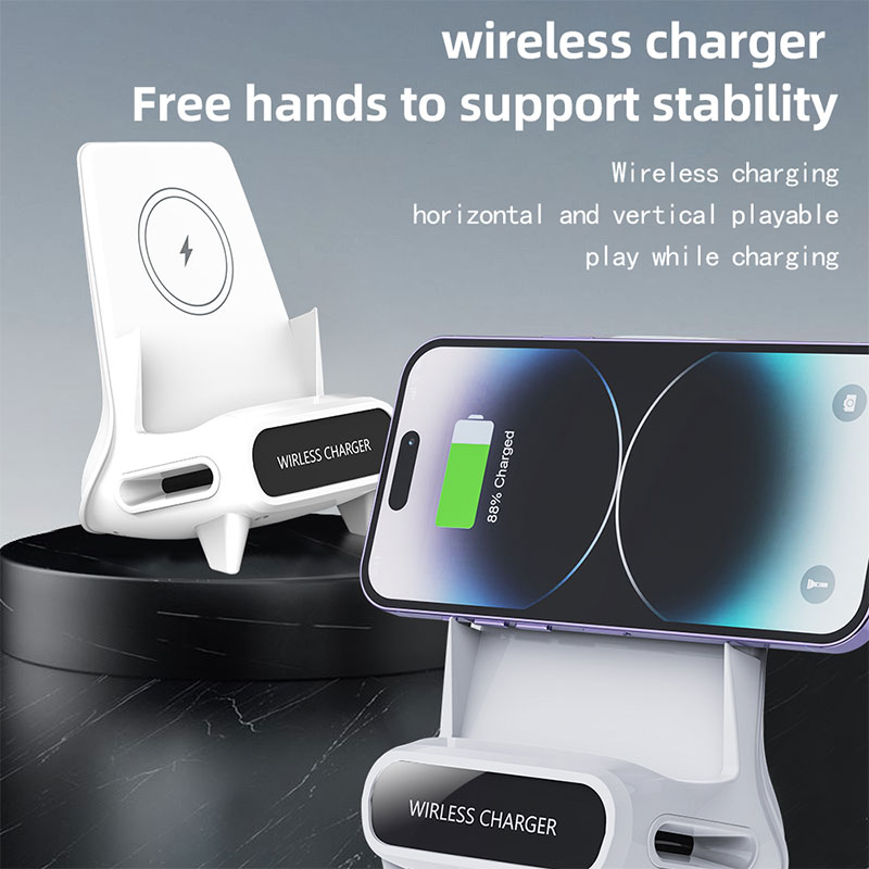 15W ポータブルチェアワイヤレス充電器デスクトップ高速充電 - Smart Glasses Magnetic Charging Cable のレビューと価格