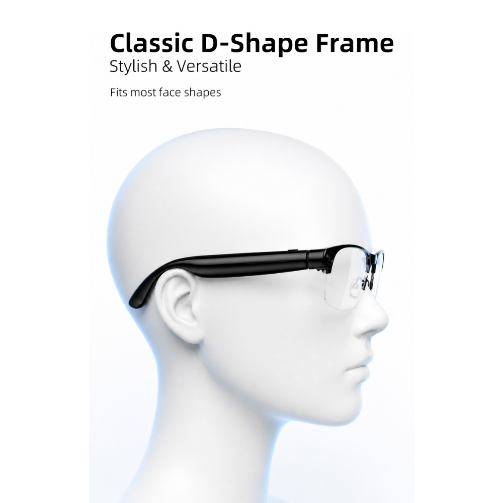 800Wカメラ搭載スマートグラス。男性用。ビデオ録画、AIに - Smart Glasses Camera Video Recording 1080P のレビューと価格