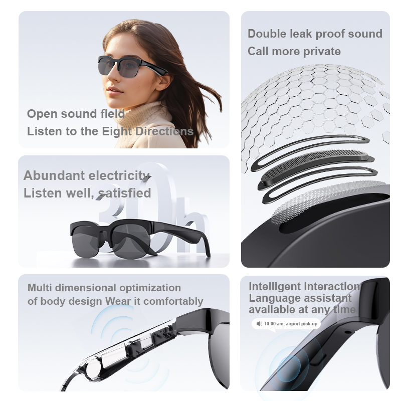スマートオーディオグラス Bluetooth 5.3 タッチ - Smart Audio Glasses Bluetooth Polarized のレビューと価格