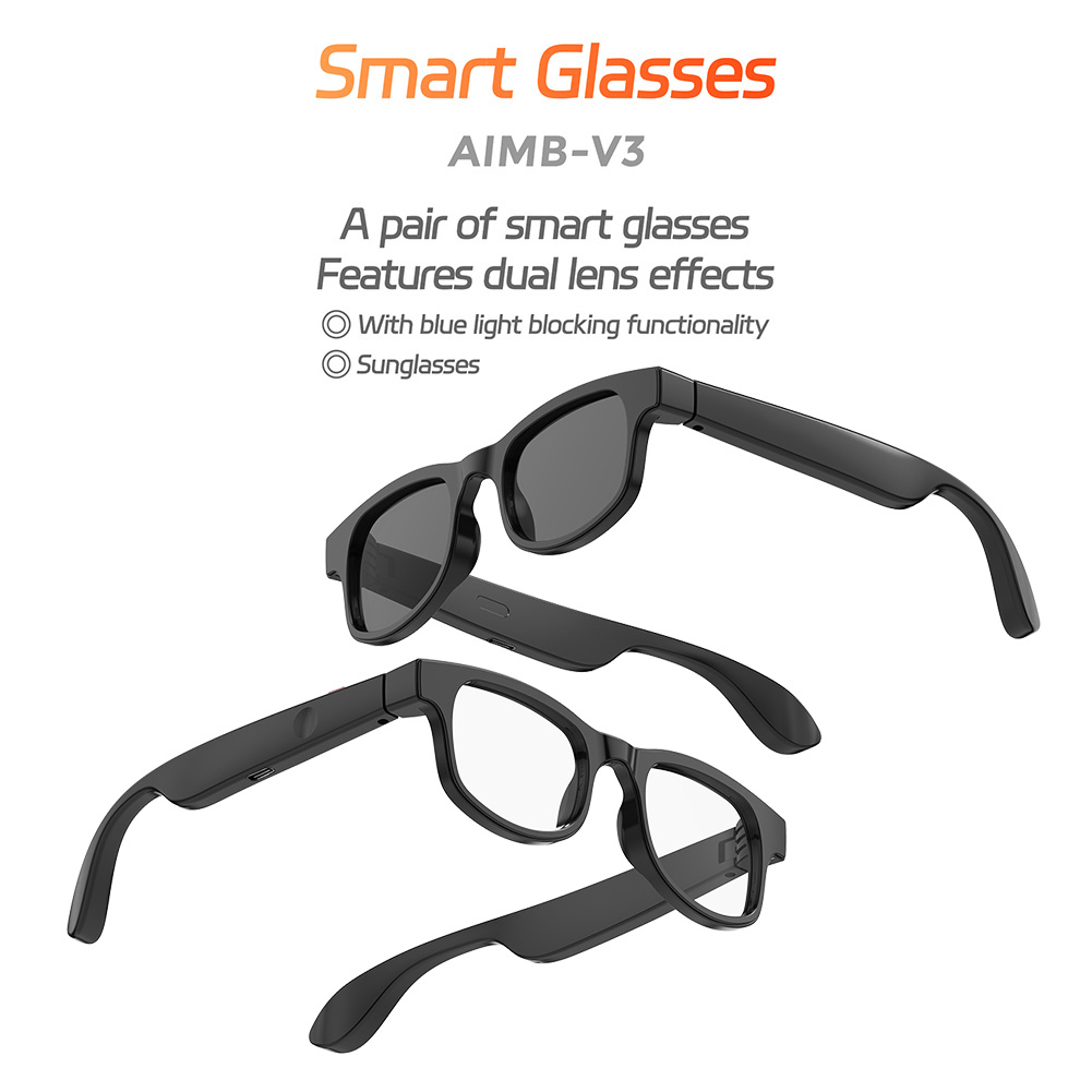 AI翻訳スマートグラス、144言語対応スマートオーディオサン - Blue Light Blocking Smart Audio Glasses のレビューと価格