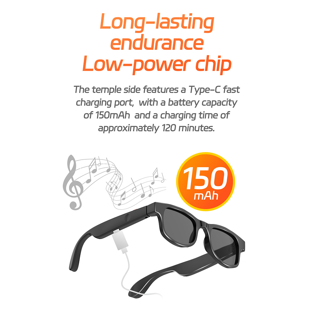 AI翻訳スマートグラス、144言語対応スマートオーディオサン - Blue Light Blocking Smart Audio Glasses のレビューと価格