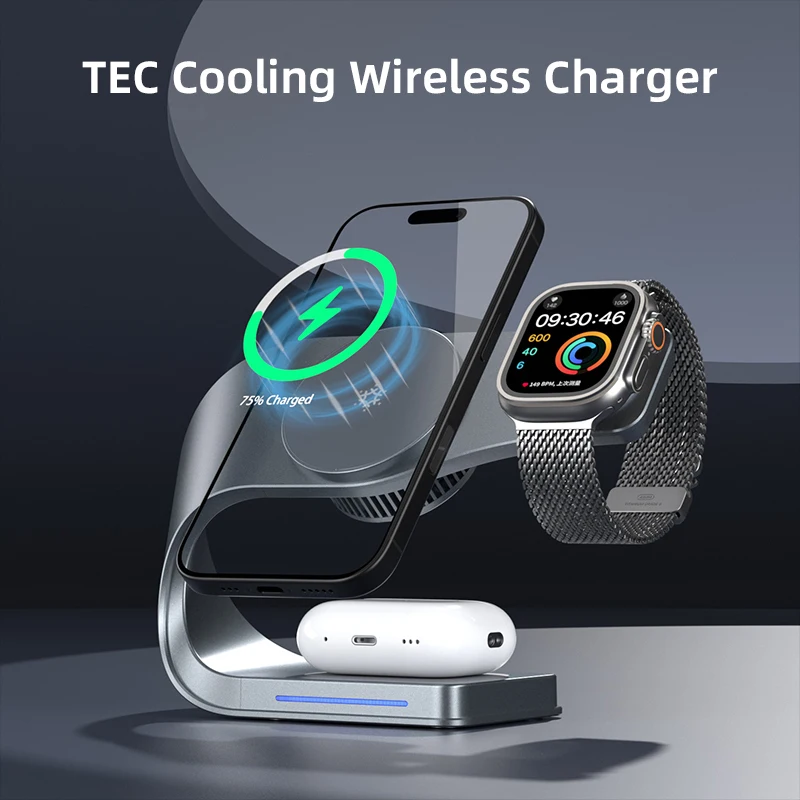 TEC冷却機能搭載、MagSafe対応iPhone 17～1 - Smart Glasses Magnetic Charging Cable のレビューと価格