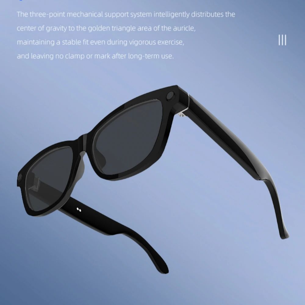 V03 AIスマートカメラグラス、Bluetooth通話と音 - Smart Sunglasses Open Ear Music Calls のレビューと価格