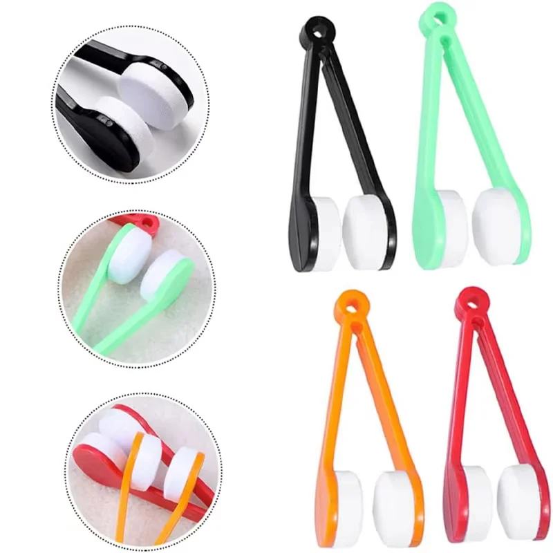1/3/5 個ポータブルメガネクリーニングブラシ眼鏡クリーナ - Eyewear Cleaning Cloth Microfiber Kit のレビューと価格