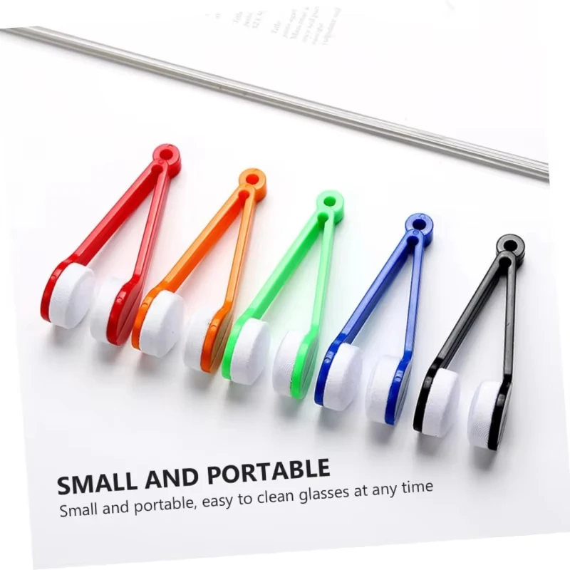 1/3/5 個ポータブルメガネクリーニングブラシ眼鏡クリーナ - Eyewear Cleaning Cloth Microfiber Kit のレビューと価格