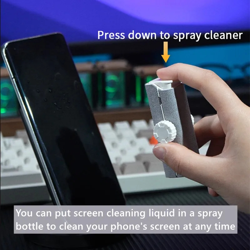携帯電話の画面やデジタル機器用の5in1多機能クリーニングキ - Eyewear Cleaning Cloth Microfiber Kit のレビューと価格