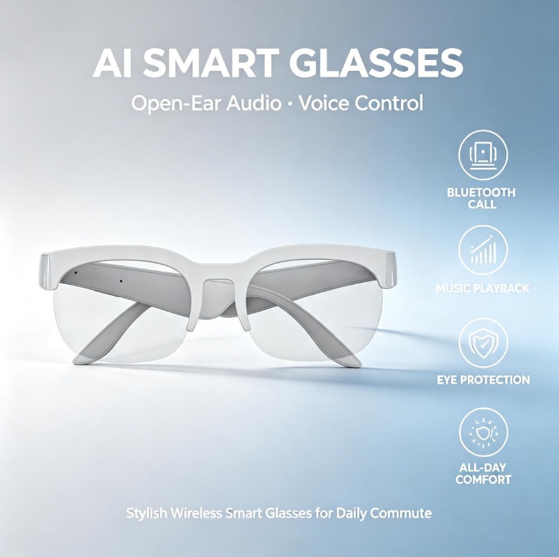 2026スマートオーディオサングラス Bluetooth通話 - Smart Sunglasses Open Ear Music Calls のレビューと価格