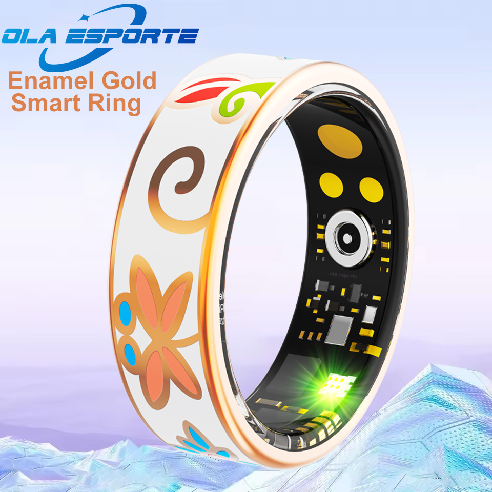 新しいエナメル職人技スマートリング女性用睡眠モニター血中酸素 - Smart Ring Health Tracker Blood Oxygen のレビューと価格
