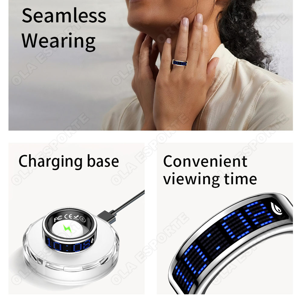 2026年最新版 カリッジ通知機能付きスマートリング 心拍数 - Smart Ring Health Tracker Blood Oxygen のレビューと価格