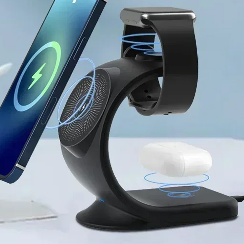 マグネット式ワイヤレス充電器 3in1 急速充電ステーション - Smart Glasses Magnetic Charging Cable のレビューと価格