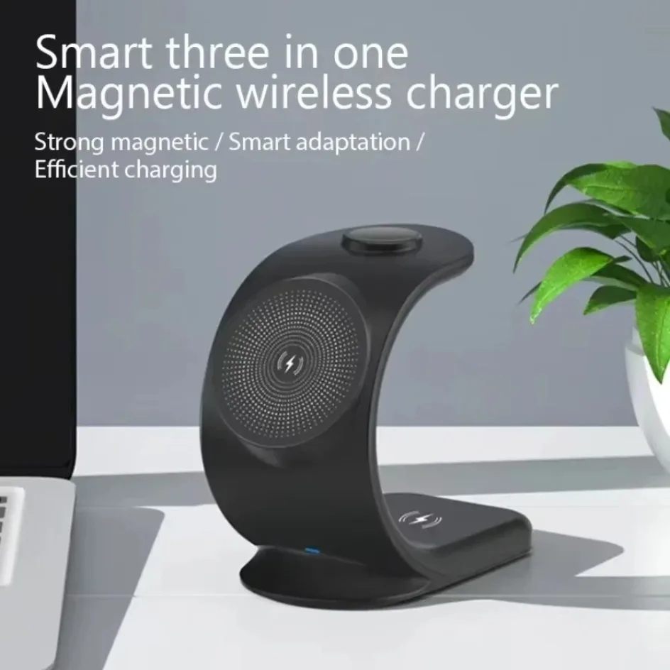 マグネット式ワイヤレス充電器 3in1 急速充電ステーション - Smart Glasses Magnetic Charging Cable のレビューと価格
