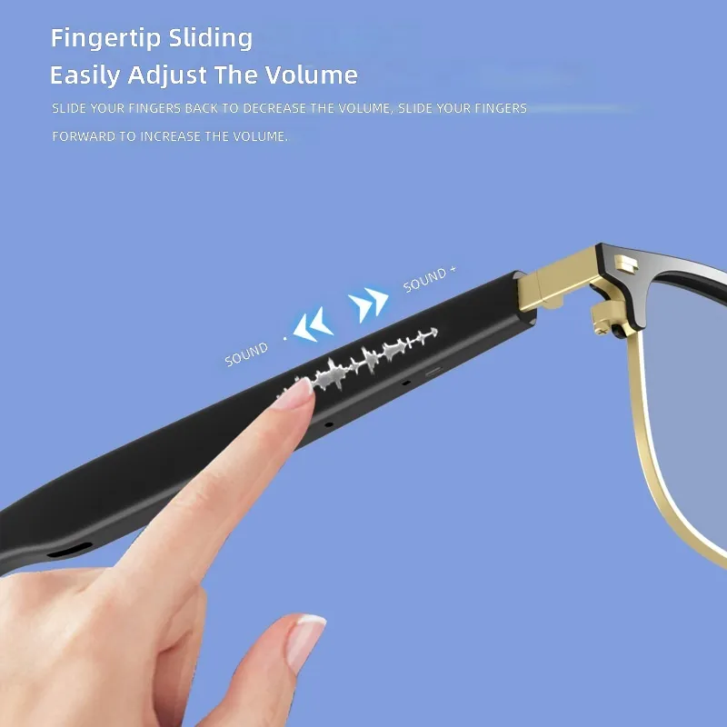 スマート Bluetooth メガネ男性女性フォトクロミック - Photochromic Smart Sunglasses Audio のレビューと価格
