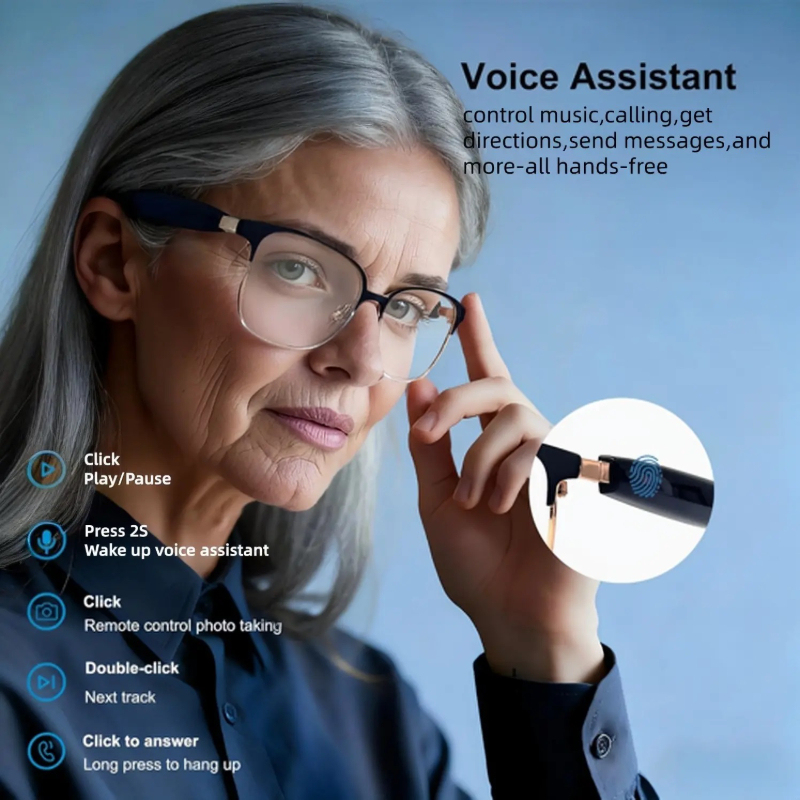 Bluetoothオーディオ機能付きスマートリーディンググラ - Blue Light Blocking Smart Audio Glasses のレビューと価格