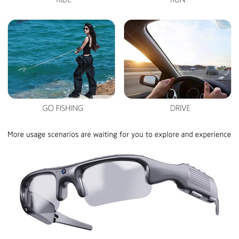 2025年新型スマートサイクリングカメラグラス 調光レンズ  - Photochromic Smart Sunglasses Audio のレビューと価格