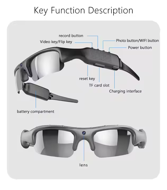 2025年新型スマートサイクリングカメラグラス 調光レンズ  - Photochromic Smart Sunglasses Audio のレビューと価格