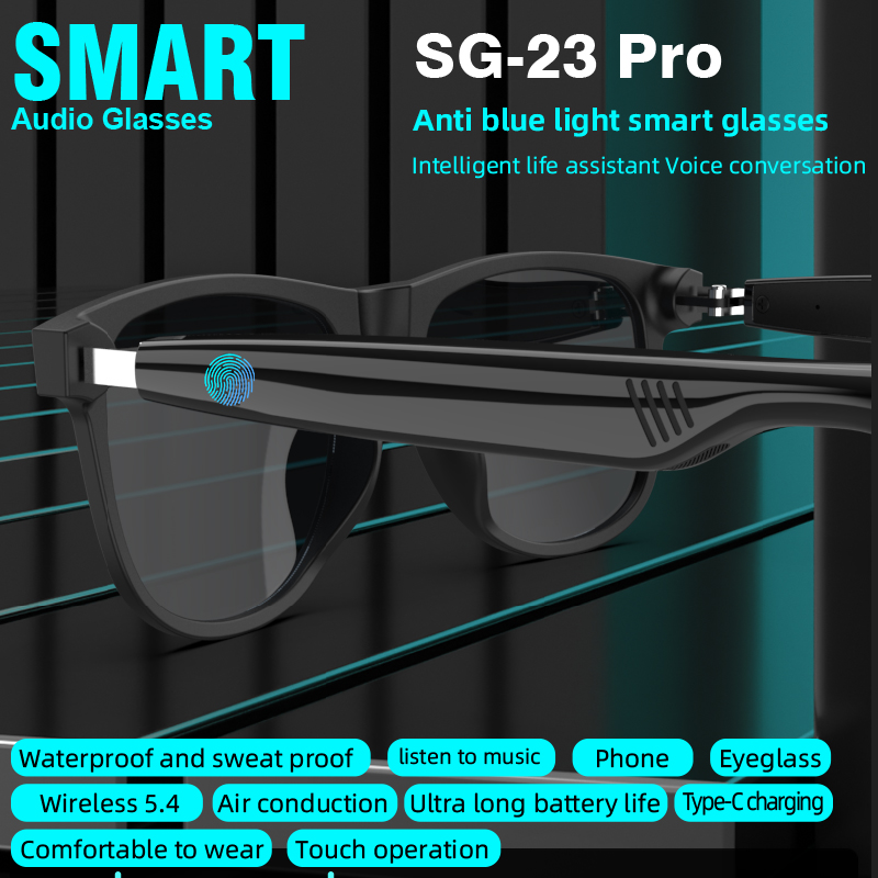SG‑23 Pro スマートオーディオグラス ワイヤレスBl - Smart Sunglasses Open Ear Music Calls のレビューと価格