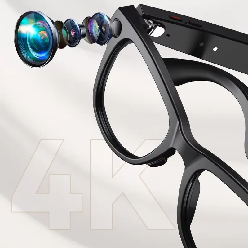 AI スマートグラス 4K カメラ Bluetooth オー - Smart Audio Glasses Bluetooth Polarized のレビューと価格