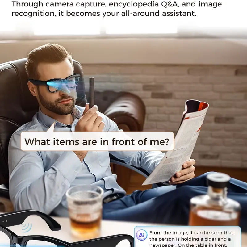 AI スマートグラス 4K カメラ Bluetooth オー - Smart Audio Glasses Bluetooth Polarized のレビューと価格