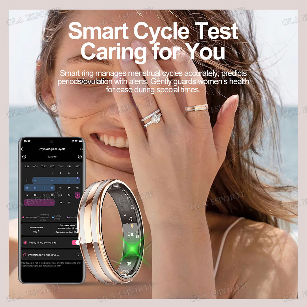 新型6.3mm薄型スマートリング ヘルスモニター スマートリ - Smart Ring Health Tracker Blood Oxygen のレビューと価格