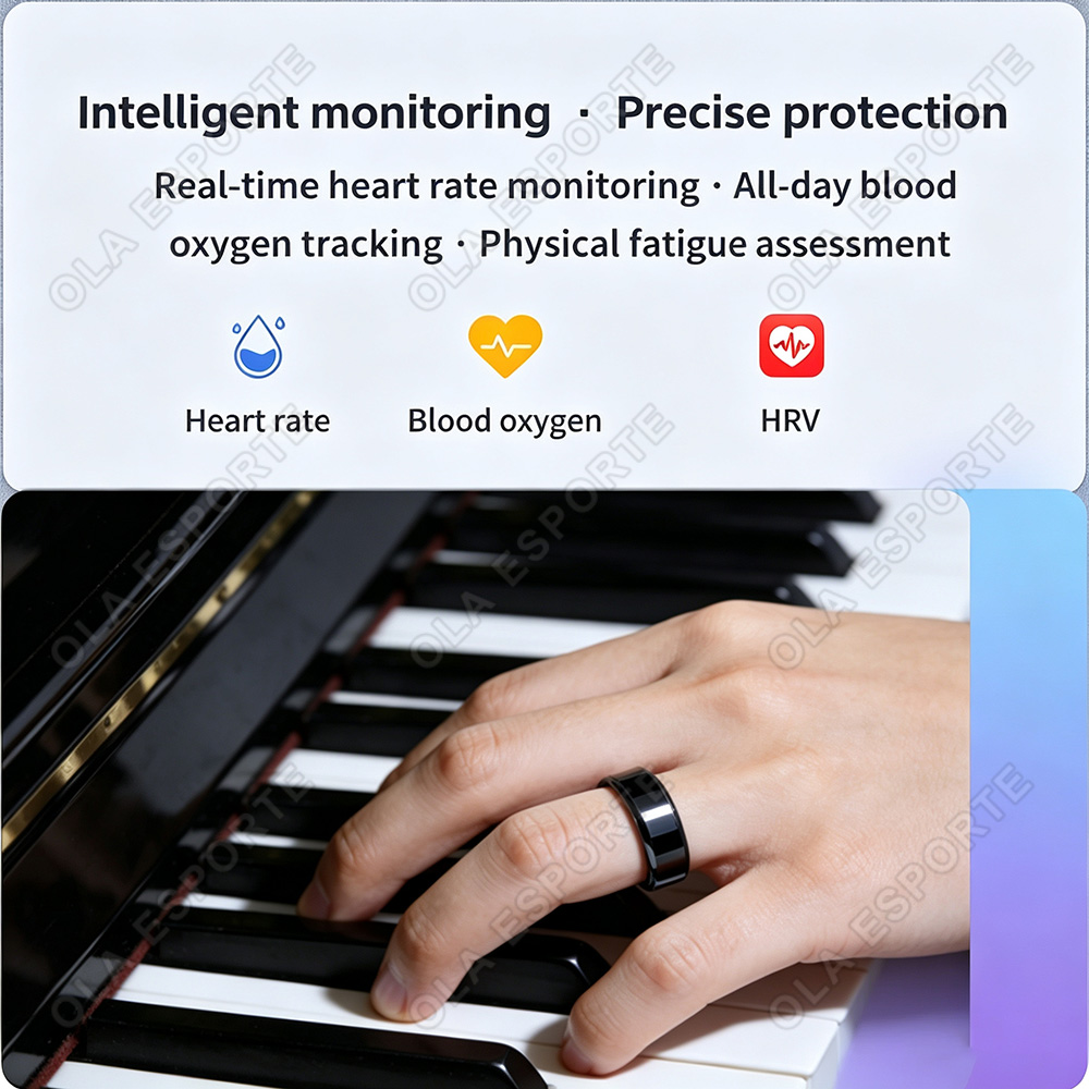 2026年型 新しいセラミック製スマートリング。24時間心拍 - Smart Ring Health Tracker Blood Oxygen のレビューと価格