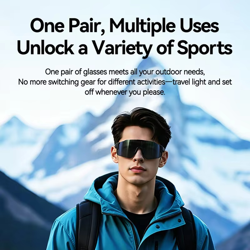 OnePlus D17 スマートサイクリンググラス。Blue - Smart Sunglasses Open Ear Music Calls のレビューと価格
