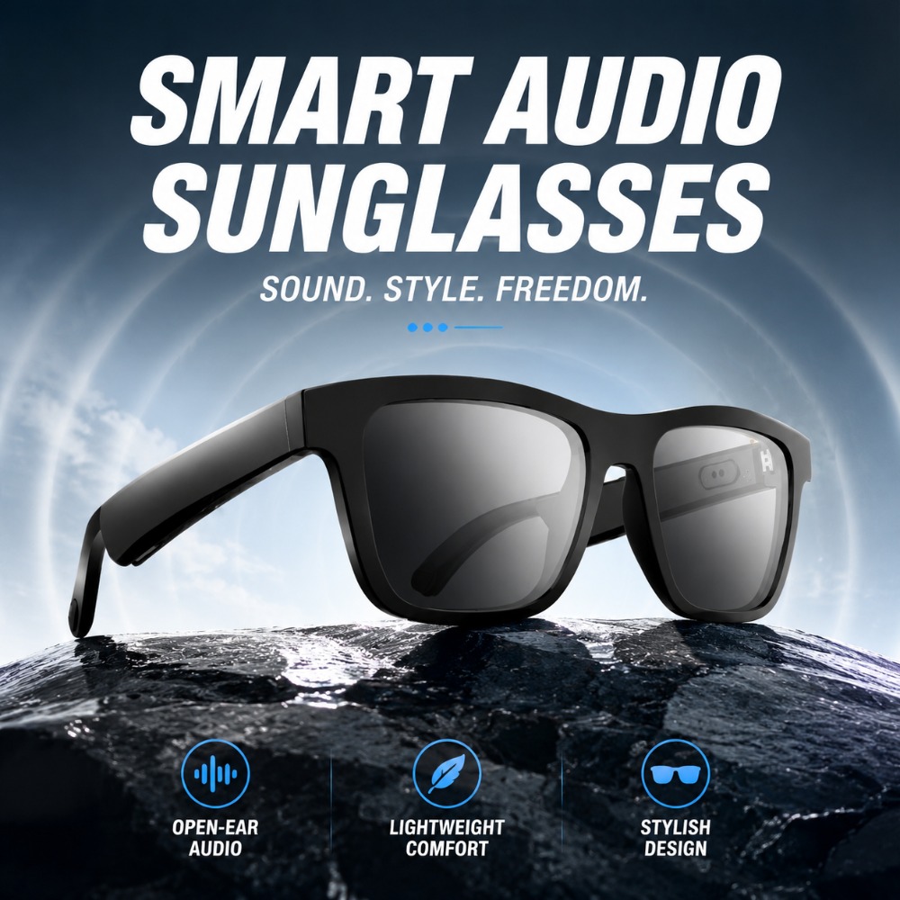スマートBluetoothサングラス タッチコントロール ワ - Smart Audio Glasses Touch Control のレビューと価格
