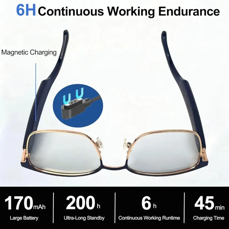 VUBミュージック Bluetoothオーディオ機能付きスマ - Blue Light Blocking Smart Audio Glasses のレビューと価格