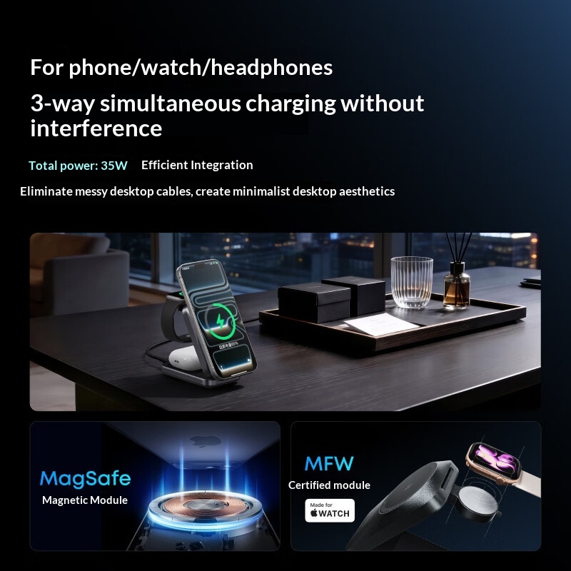 Anker A25N1 プライム 3 in 1 Magsaf - Smart Glasses Magnetic Charging Cable のレビューと価格