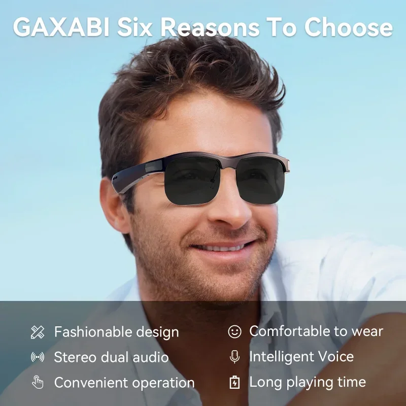スマートBluetoothグラス、サラウンドサウンド、骨伝導 - Bone Conduction Sunglasses Sports のレビューと価格