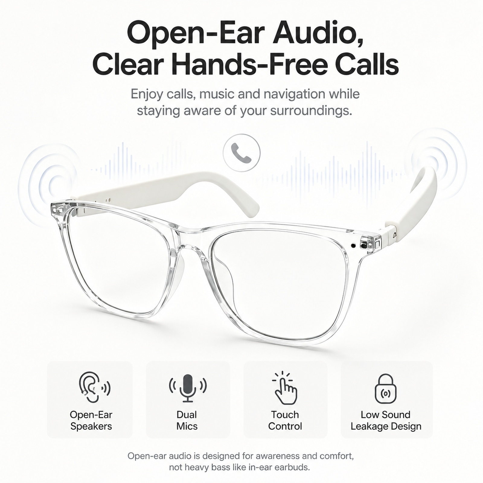スマートブルートゥース調光メガネ　売れ筋商品　ハンズフリー通 - Photochromic Smart Sunglasses Audio のレビューと価格