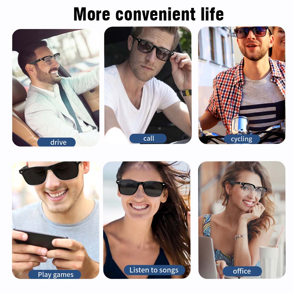 SENBONO E13 スマートグラス:ブルーライトフィルタ - Smart Audio Glasses Bluetooth Polarized のレビューと価格